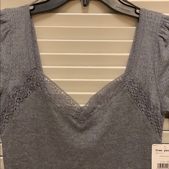 142. Free People Margaux Ribbed Top - Picture 4 of 11
